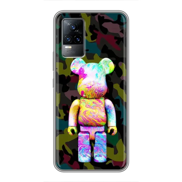 Чехол с принтом «Яркий Bearbrick» для Vivo S9e Чехол с принтом «Яркий Bearbrick» для Vivo S9e