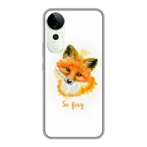 Чехлы с картинкой Лисички для Vivo T3 Ultra (VPrint) (Девочка Лиса)