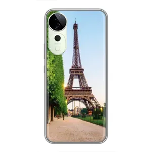 Чохол Ейфелева Вежа Vivo T3 Ultra - (AlphaPrint) (Дорога до Парижу)