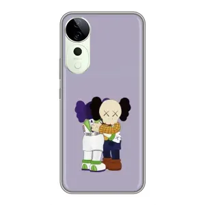Чехлы для Vivo T3 Ultra - Bearbrick Louis Vuitton (PREMIUMPrint) (Дружба Беарбрик)