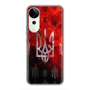Украинские Чехлы для Vivo T3 Ultra с картинкой УПА (AlphaPrint) (ГЕРБ УПА)