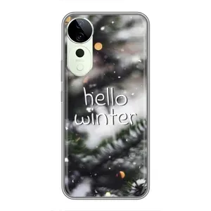 Новогодние, Праздничные Чехлы для Vivo T3 Ultra - 2024 год (Hello winter)