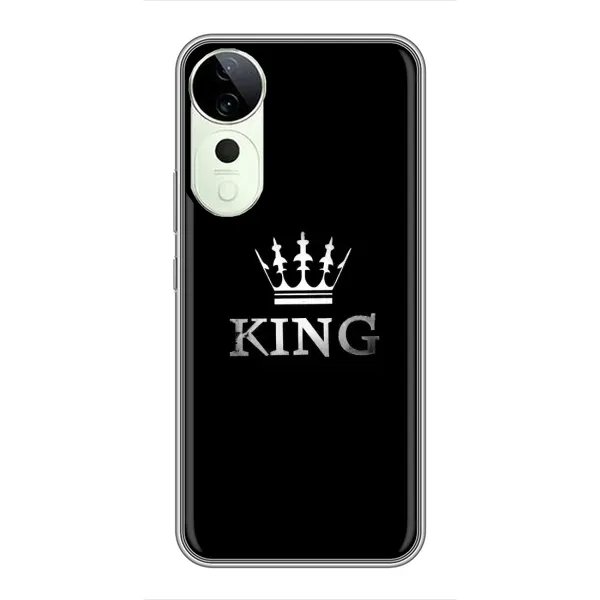 Чехол с принтом «KING» для Vivo T3 Ultra
