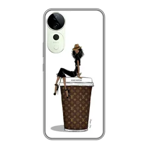 Чохли Луі Вітон для Vivo T3 Ultra (AlphaPrint - LOUIS VUITTON) (кава LOUIS VUITTON)