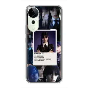 Чохли Венсдей на Vivo T3 Ultra Уенсдей (AlphaPrint) (колаж Венздей)