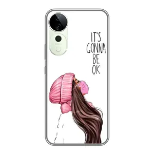 Чехол с печатью для Vivo T3 Ultra - (Мода) (AlphaPrint) (Коронавирус)