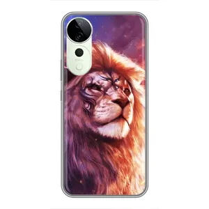 Чохол з картинкою ЛЕВ для Vivo T3 Ultra (VPrint) (Красочний Лев)