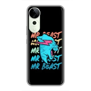 Чехлы Мистер Бист для Виво Т3 Ультра (logo Mr beast)