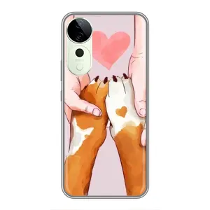 Чехлы с собаками для Vivo T3 Ultra (VPrint) (Любовь к собакам)