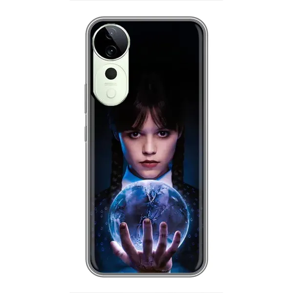 Чехол с принтом «Магическая сфера Уэнздей» для Vivo T3 Ultra