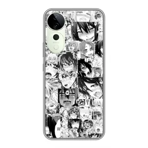 Анимешный чехол для Vivo T3 Ultra (Ahegao manga)