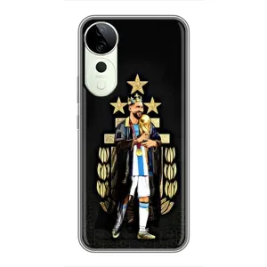 Чехлы для Vivo T3 Ultra (Leo чемпион) (AlphaPrint) (Месси Король)