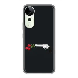 Чехлы (ART) Цветы на Vivo T3 Ultra (VPrint) (Неожиданные цветы)
