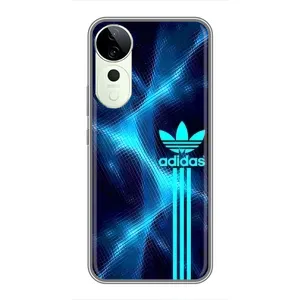 Чохли Адидас для Vivo T3 Ultra (AlphaPrint) (Синій Адідас)