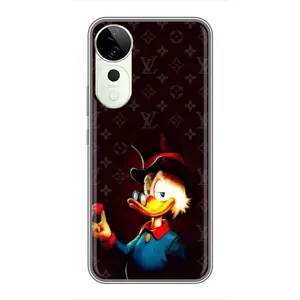 Чехлы для Vivo T3 Ultra - Скрудж МакДак Louis Vuitton (PREMIUMPrint) (Скрудж с бриллиантом)