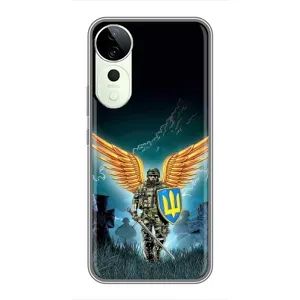 Чехлы с картинкой ЗСУ для Vivo T3 Ultra (AlphaPrint) (Солдат ЗСУ)