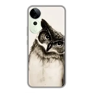 Чохол з пташками на Vivo T3 Ultra (VPrint) (Сова)