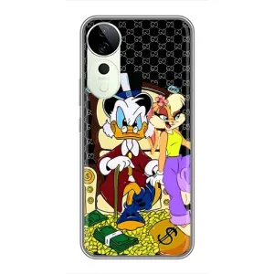 Чехлы для Vivo T3 Ultra - Скрудж МакДак Louis Vuitton (PREMIUMPrint) (Стильная Утка)