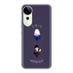 Чохли Венсдей на Vivo T3 Ultra Уенсдей (AlphaPrint) (Венздей і подруга)
