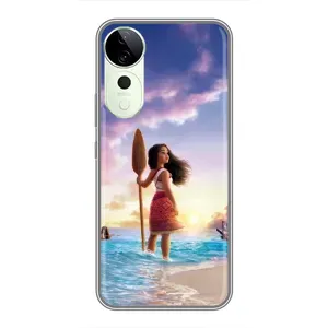 Чехол с мультфильмом Моана Vivo T3 Ultra (Моана с веслом)