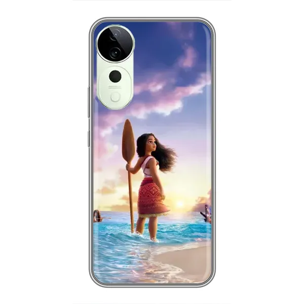 Чехол с принтом «Моана с веслом» для Vivo T3 Ultra Чехол с принтом «Моана с веслом» для Vivo T3 Ultra