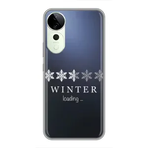 Зимние Чехлы для Виво Т3 Ультра - прозрачный фон (Winter loading)