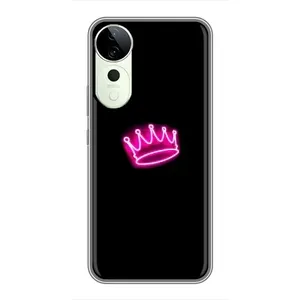 Чехол с Короной Vivo T3 Ultra - (AlphaPrint) (Яркая корона)