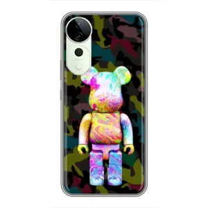 Чехлы для Vivo T3 Ultra - Bearbrick Louis Vuitton (PREMIUMPrint) (Яркий Bearbrick)