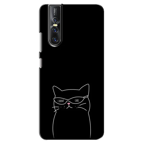 Чехол с принтом «Равнодушный кот» для Vivo V15 Pro