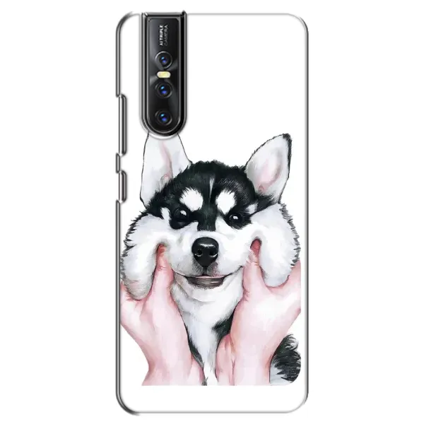 Чехол с принтом «Довольный Хаски» для Vivo V15 Pro Чехол с принтом «Довольный Хаски» для Vivo V15 Pro