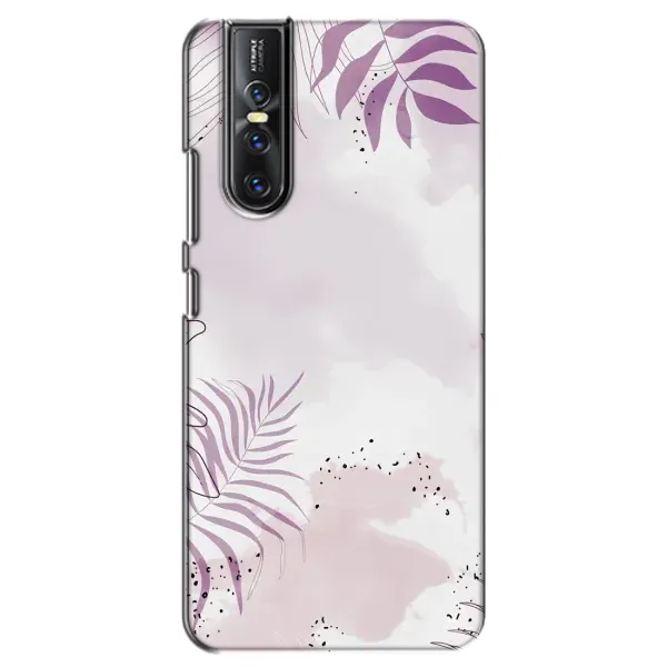Чехол с принтом «Фиолетовые листья» для Vivo V15 Pro