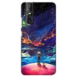 Космические Чехлы для Виво В15 Про (VPrint) (Галактический вид)