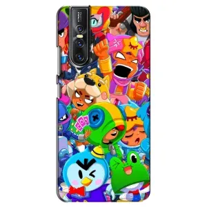 Чехол для Vivo V15 Pro Бравл Старс (VPrint) (Герої Бравл Старс)