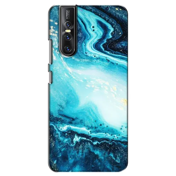 Чохол з принтом «Блакитний мрамор» для Vivo V15 Pro