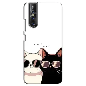 Чохол з малюнком кіт на Vivo V15 Pro (Коти в окулярах)