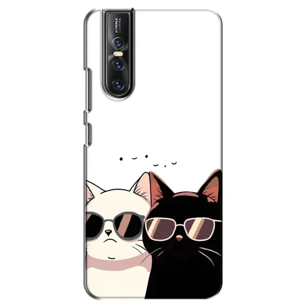 Чехол с принтом «Коты в очках» для Vivo V15 Pro