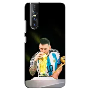 Чехлы для Vivo V15 Pro (Leo чемпион) (AlphaPrint) (Кубок Месси)