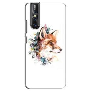 Чохли з картинкою Лисичка для Vivo V15 Pro (VPrint) (Лиса в квітах)