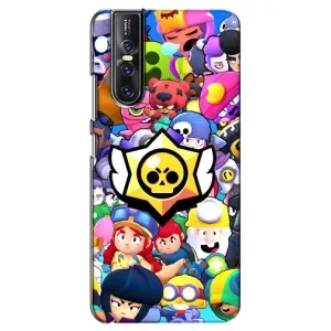 Чехол для Vivo V15 Pro Бравл Старс (VPrint) (Лого Brawl Stars)