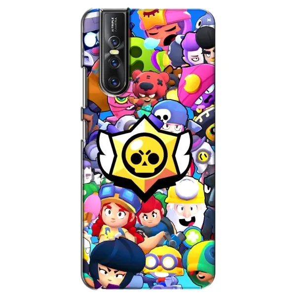 Чехол с принтом «Лого Brawl Stars» для Vivo V15 Pro