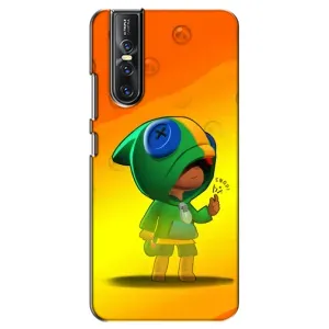 Чехол для Vivo V15 Pro Бравл Старс (VPrint) (Хлопчик Леон)