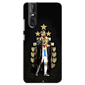 Чехлы для Vivo V15 Pro (Leo чемпион) (AlphaPrint) (Месси Король)