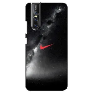 Чехол для Vivo V15 Pro - с принтом Найк (AlphaPrint) (Найк красный)