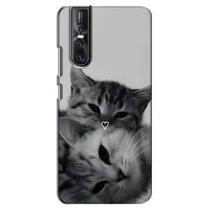 Чохол з малюнком кіт на Vivo V15 Pro (Пара котів)