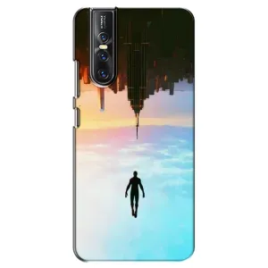 Чохол з людиною павуком для Vivo V15 Pro - (AlphaPrint) (Людина павук)