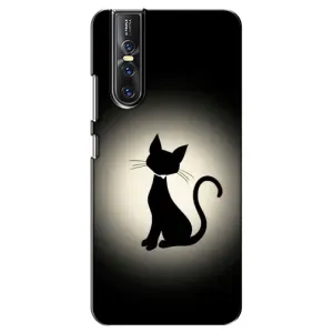 Чохол з принтом для Vivo V15 Pro (AlphaPrint) Модні коти (Силует котика)