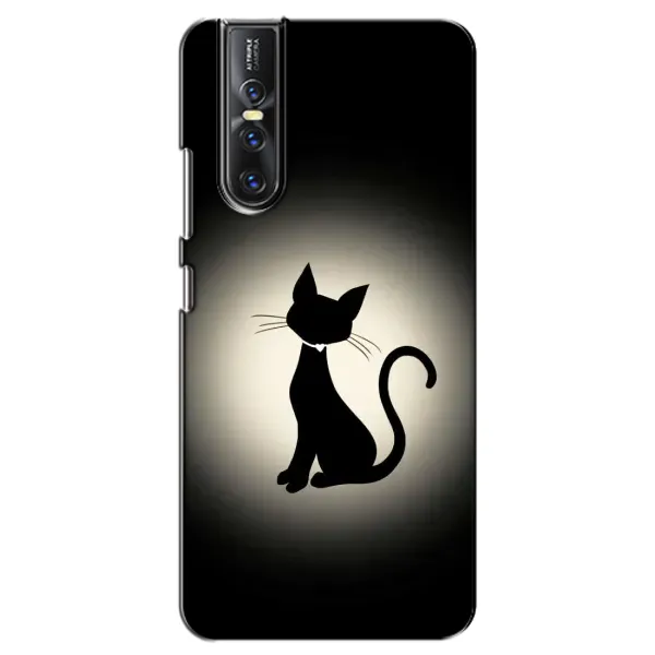 Чехол с принтом «Силуэт котика» для Vivo V15 Pro