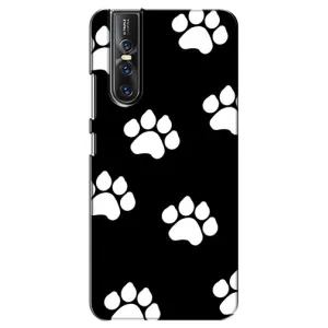 Чохли з собаками для Vivo V15 Pro (VPrint) (Сліди собаки)