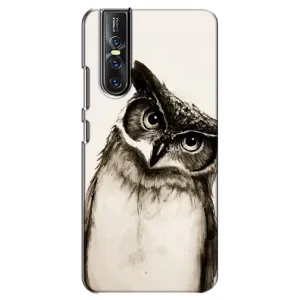 Чехол с птицами на Vivo V15 Pro (VPrint) (Сова)