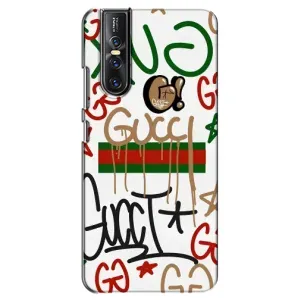 Брендновые Чехлы для Vivo V15 Pro - (PREMIUMPrint) (Стиль GUUCI)